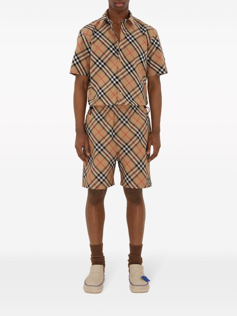checked cotton shirt - 2