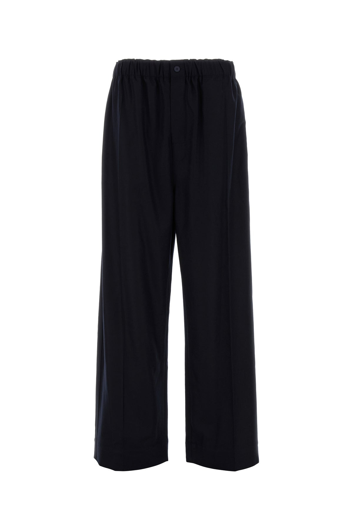 Midnight blue wool pyjama pant - 1