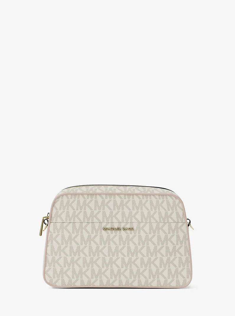 Jet Set Small Signature Logo Camera Crossbody Bag - 1
