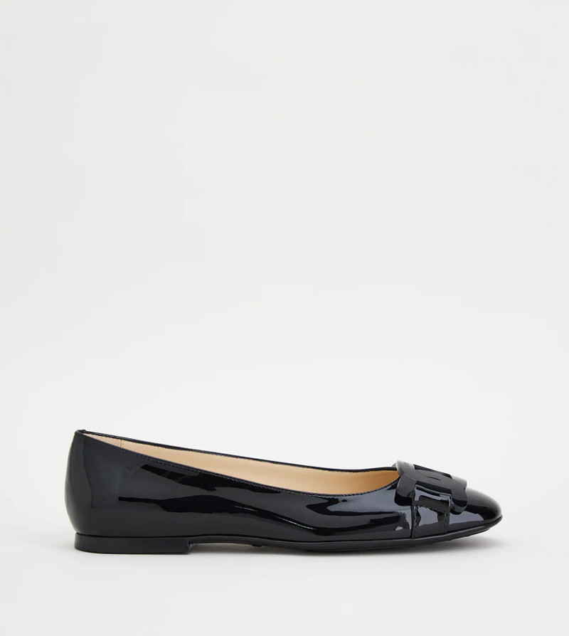 BALLERINAS IN PATENT LEATHER - BLACK 1