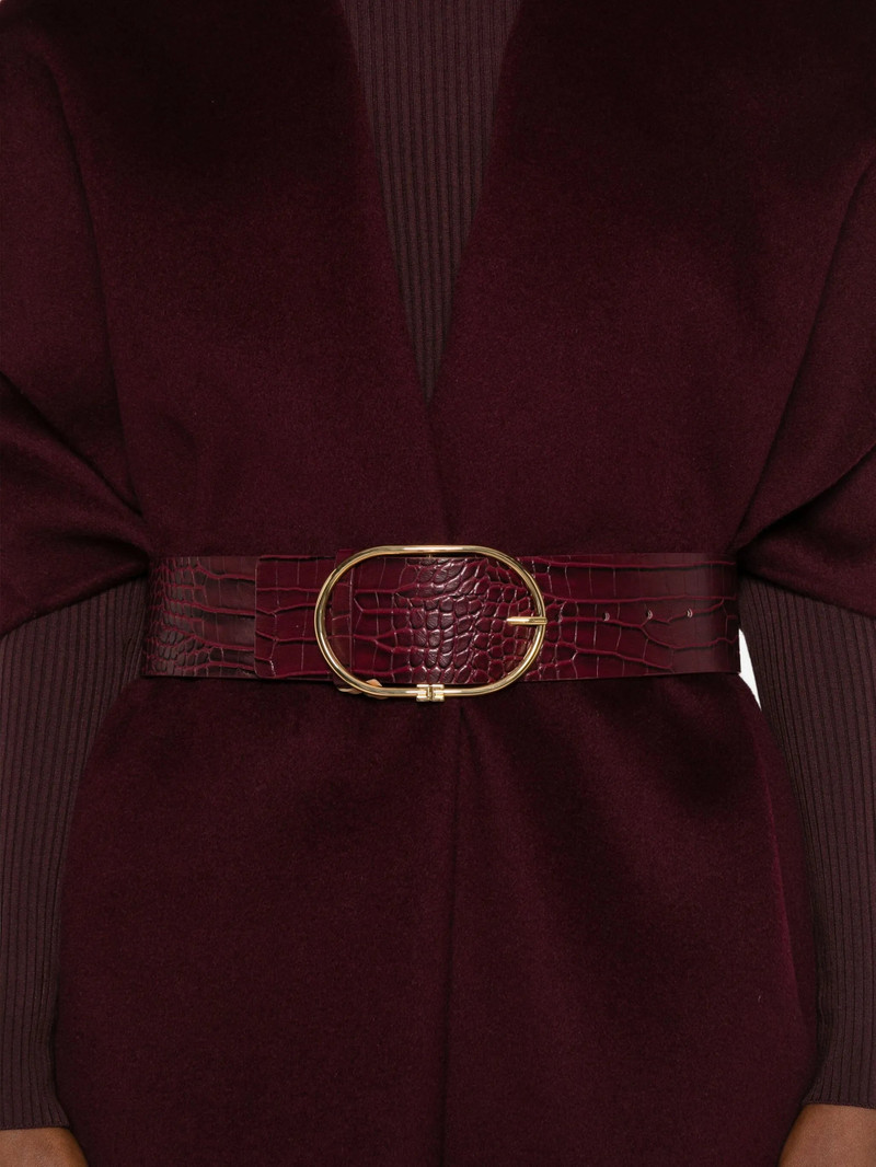 Elisabetta Franchi Belted Wool Cape 3