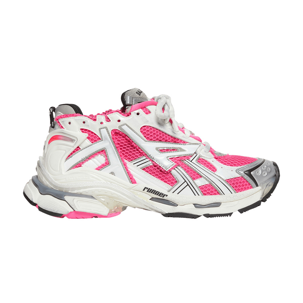 Balenciaga Wmns Runner Sneaker 'White Neon Pink' - 1