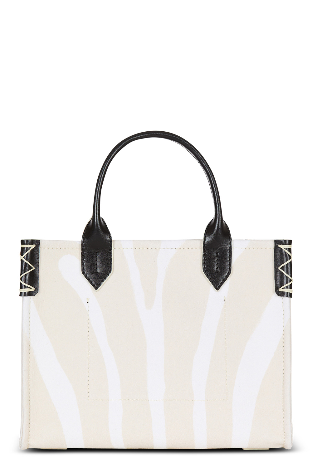 Small B-Army Shopper - Zebra Canvas - 6