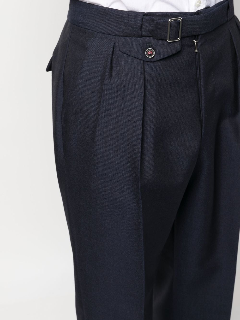four-stitch tapered trousers - 5