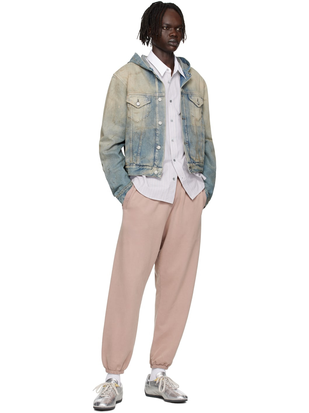 Blue Hood Denim Jacket - 4