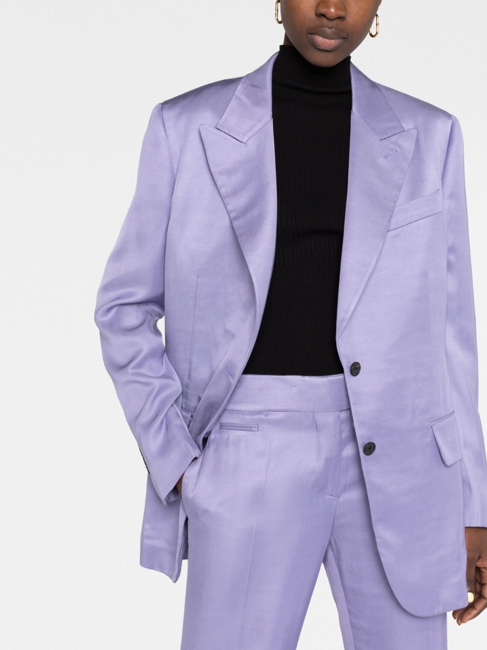 single-breasted blazer - 5