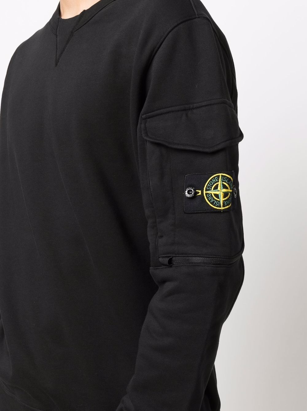 logo patch sweatshirt - 5