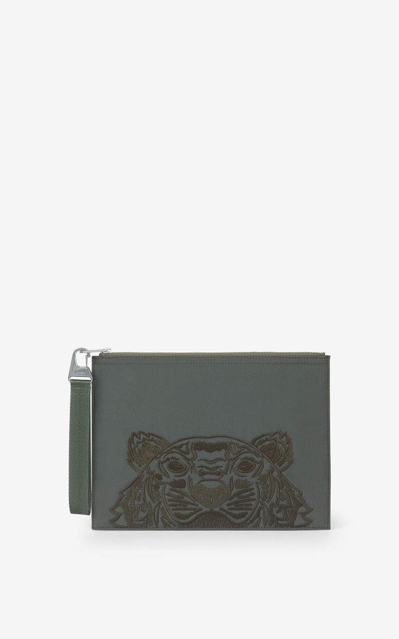 Large canvas Kampus Tiger pouch 1