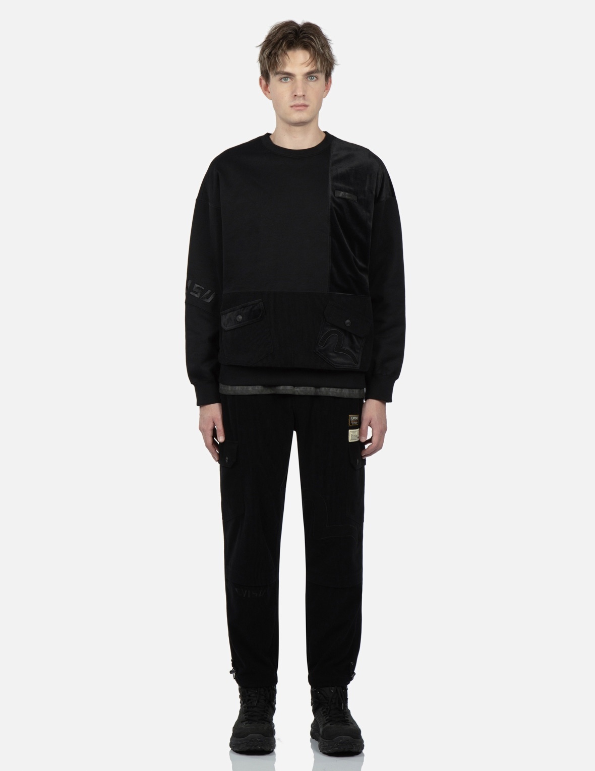 SEAGULL APPLIQUÉ PATCHWORK PANTS - 5