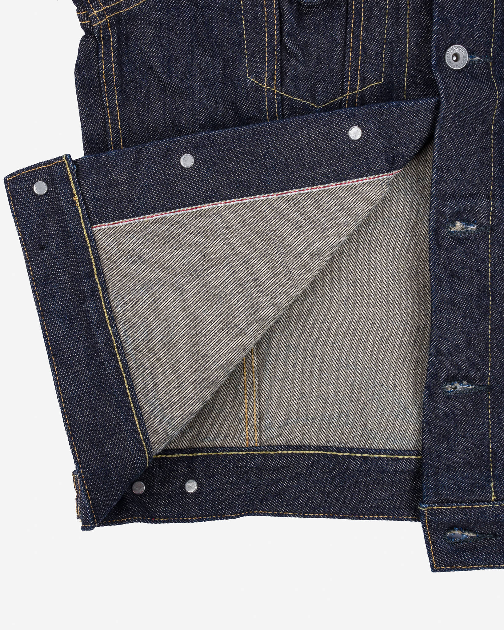 IH-526PJ 21oz Selvedge Denim Modified Type III Jacket - Indigo - 14