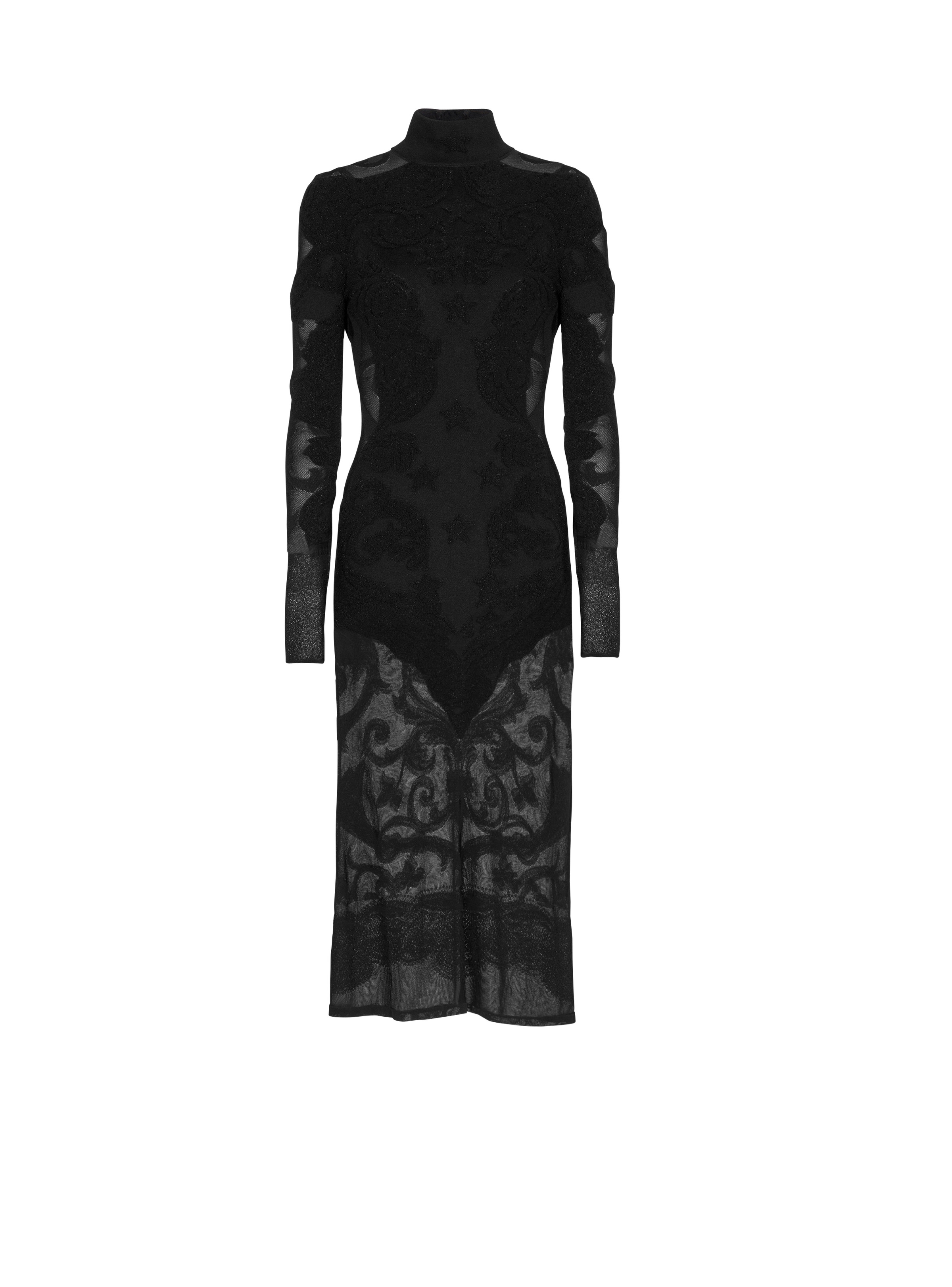 Baroque fine knit dress - 1