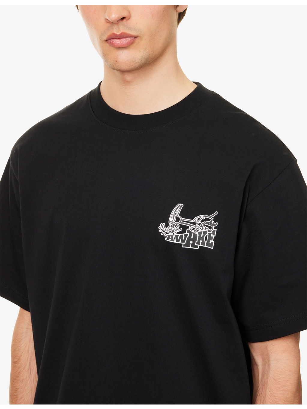 Hammer Crewneck Cotton-Jersey T-Shirt - 5