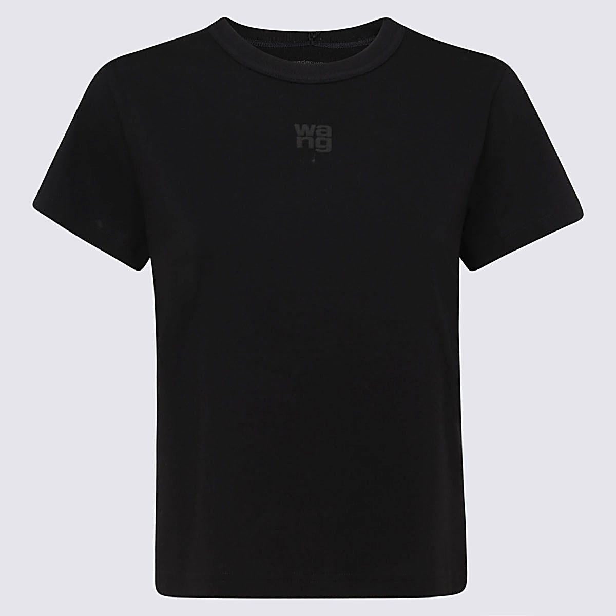 Alexander Wang ALEXANDER WANG BLACK COTTON T-SHIRT - 1