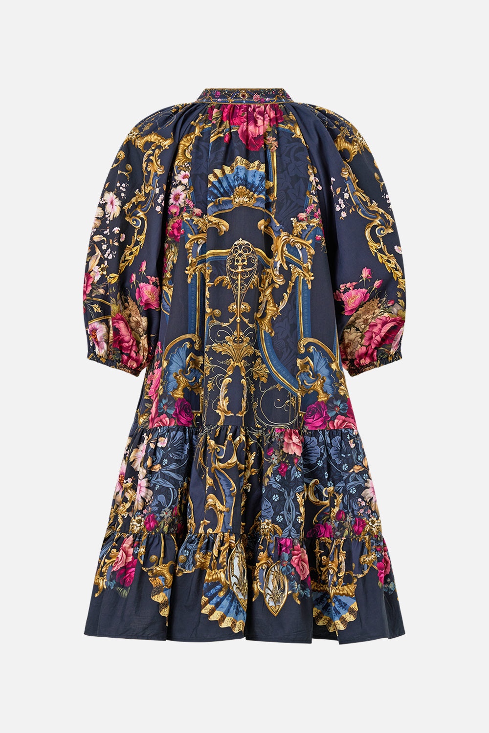 PUFF SLEEVE SHIRT DRESS - 7