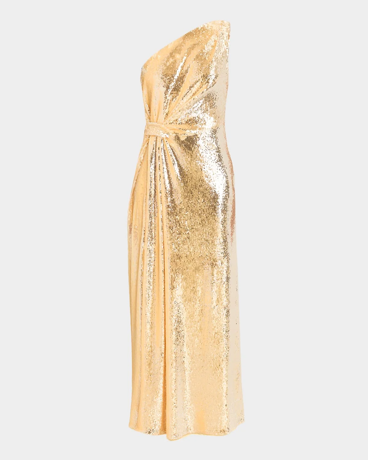 Porsha One-Shoulder Sequin Maxi Dress - 1