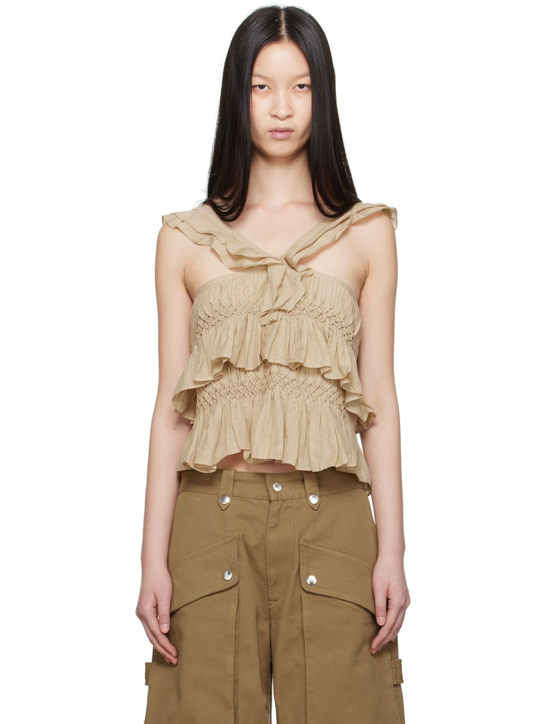 Khaki Daren Top - 1