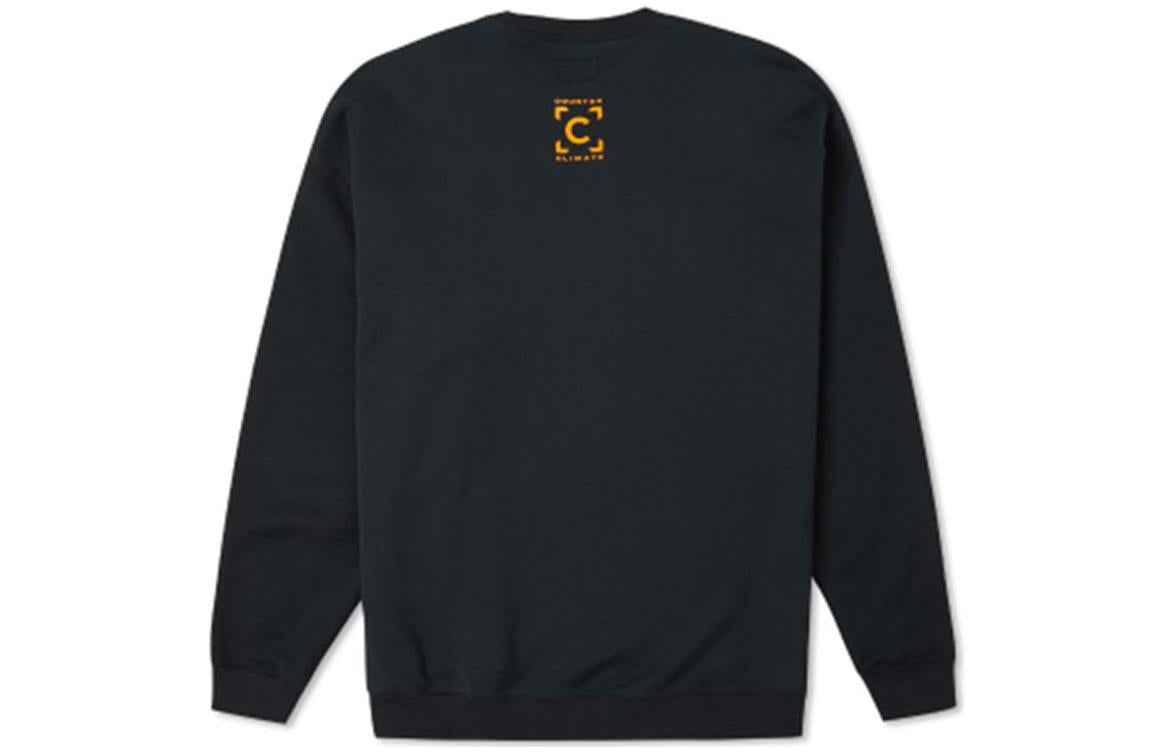 Converse Counter Climate Graphic Crew Sweatshirt 'Black' 10025032-A01 - 2