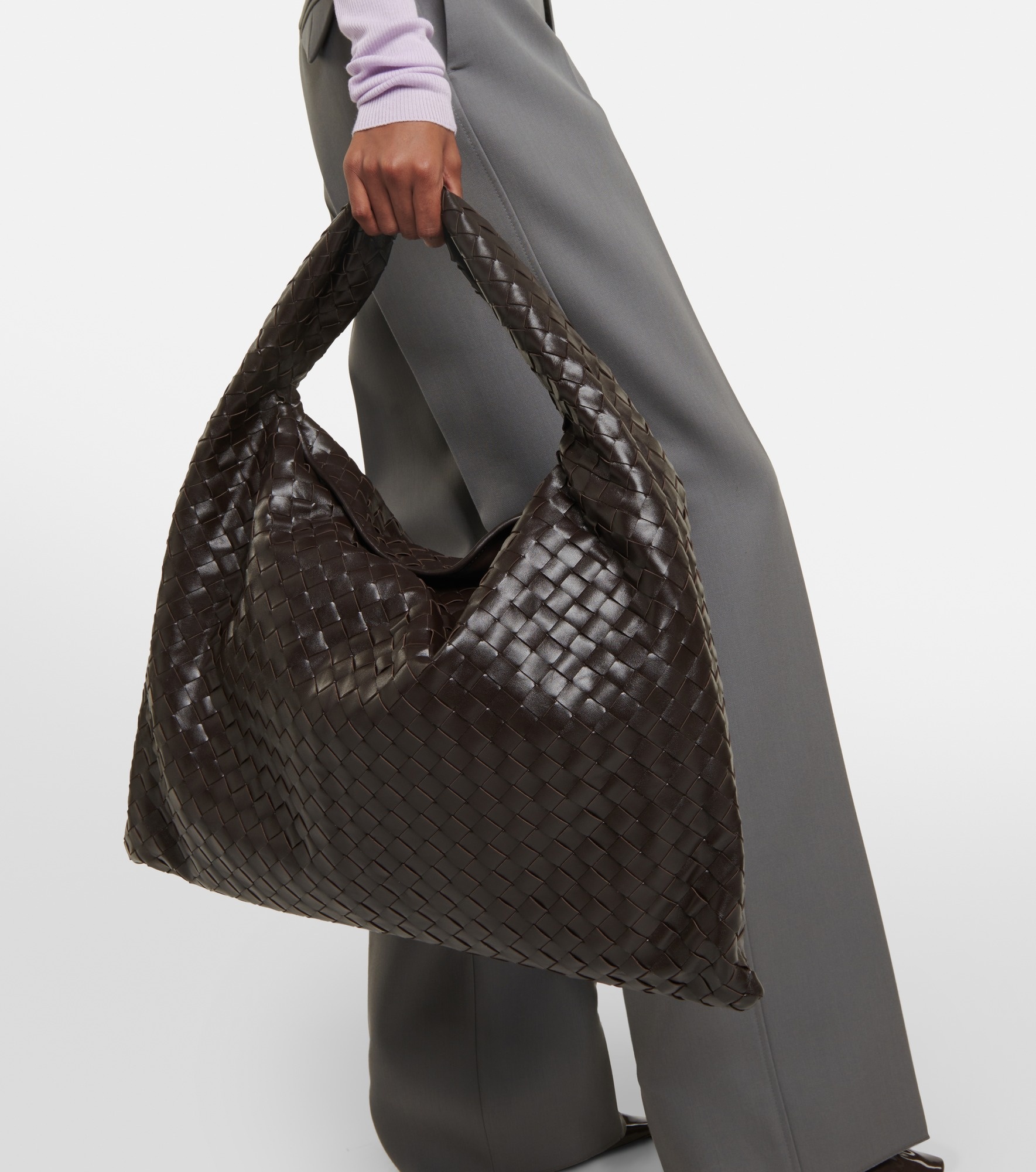 Hop Large leather tote bag - 2