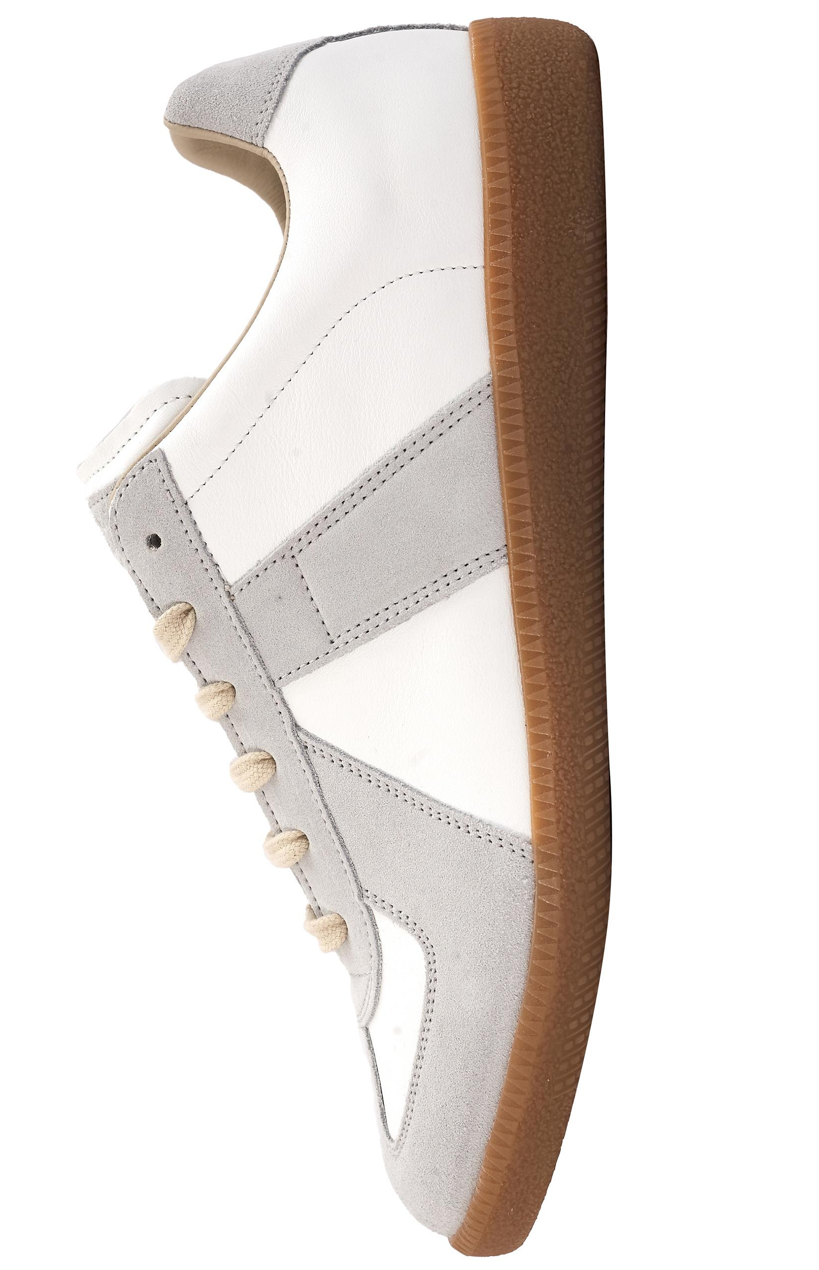 WHITE LEATHER SNEAKERS - 2
