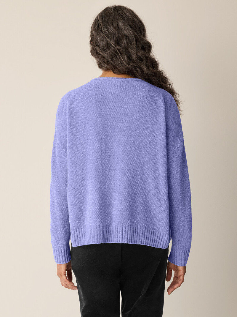 Chenille Blend Crew Neck Top 4