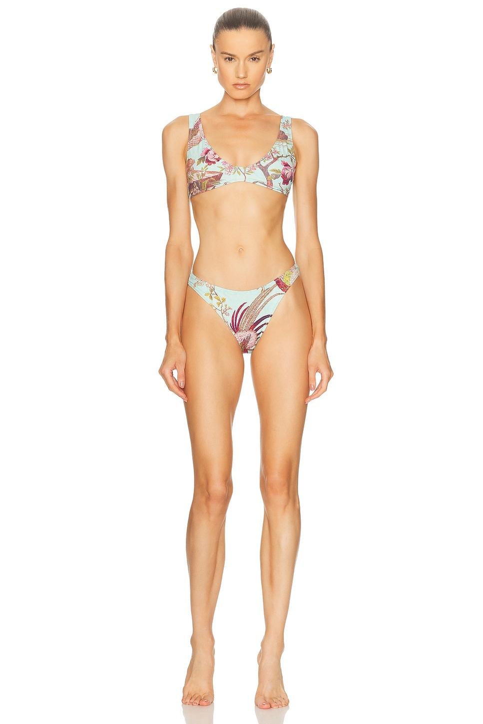 X Cavalli Dipped Mid Coverage Bikini Bottom - 4