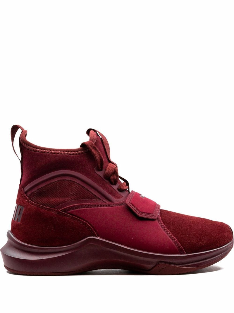 Phenom suede high-top sneakers - 1