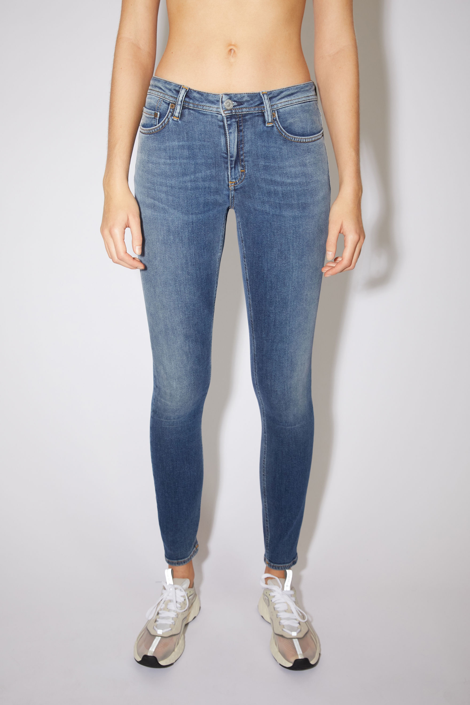 Skinny fit jeans - Mid Blue - 2