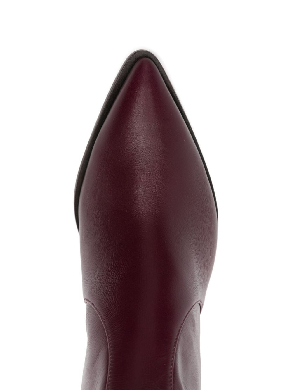 45mm pointed-toe zip boots - 4