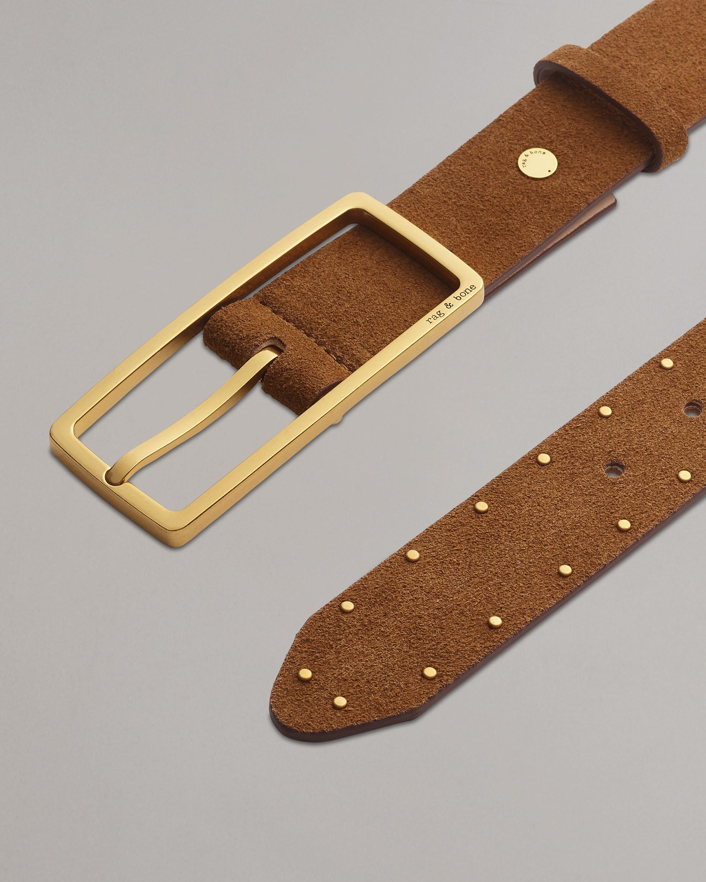 rag & bone Rebound Suede Belt | REVERSIBLE