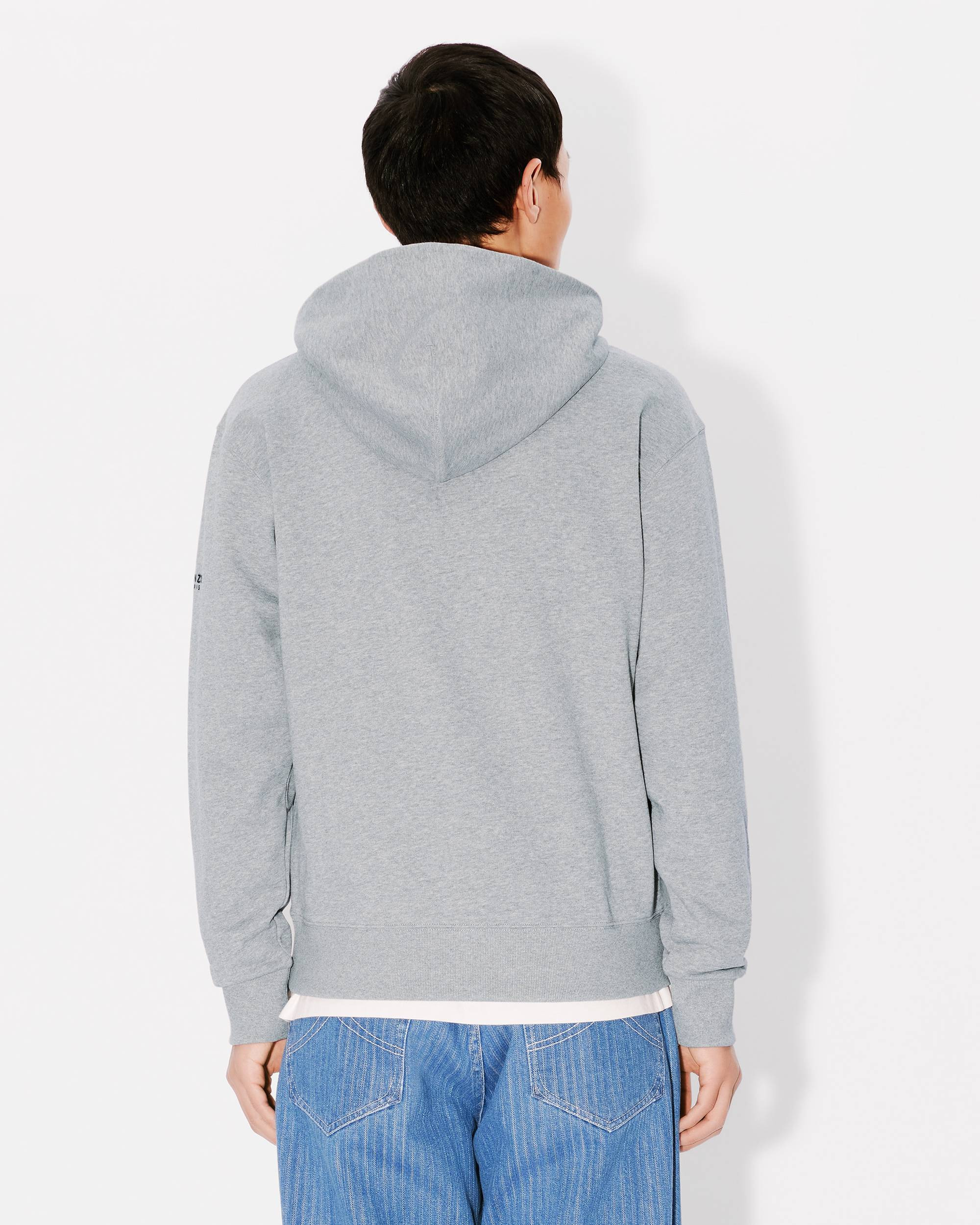 'Boke Flower' embroidered zipped hoodie - 4