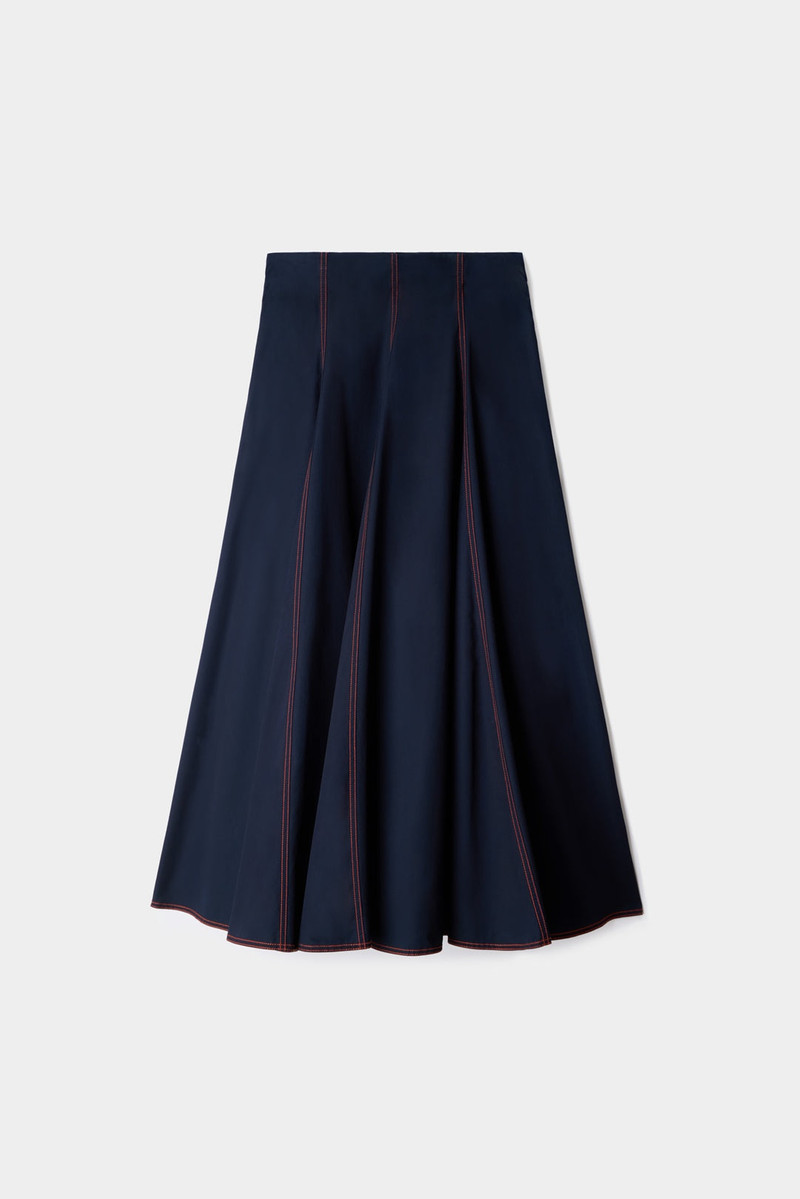 SUNNEI TULIPANO SKIRT / mid washed denim outlook