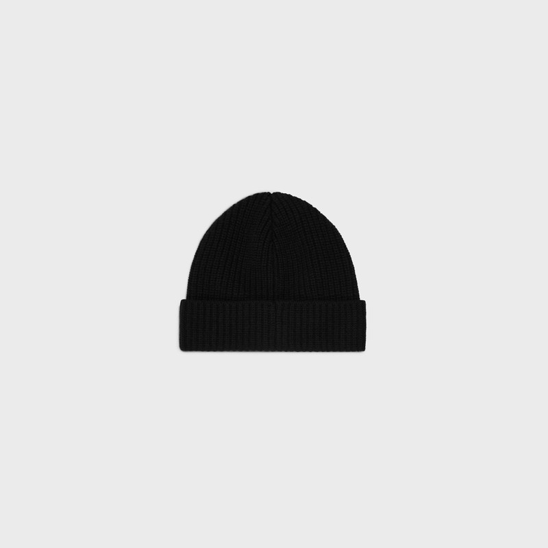 CELINE triomphe beanie in scottish cashmere outlook