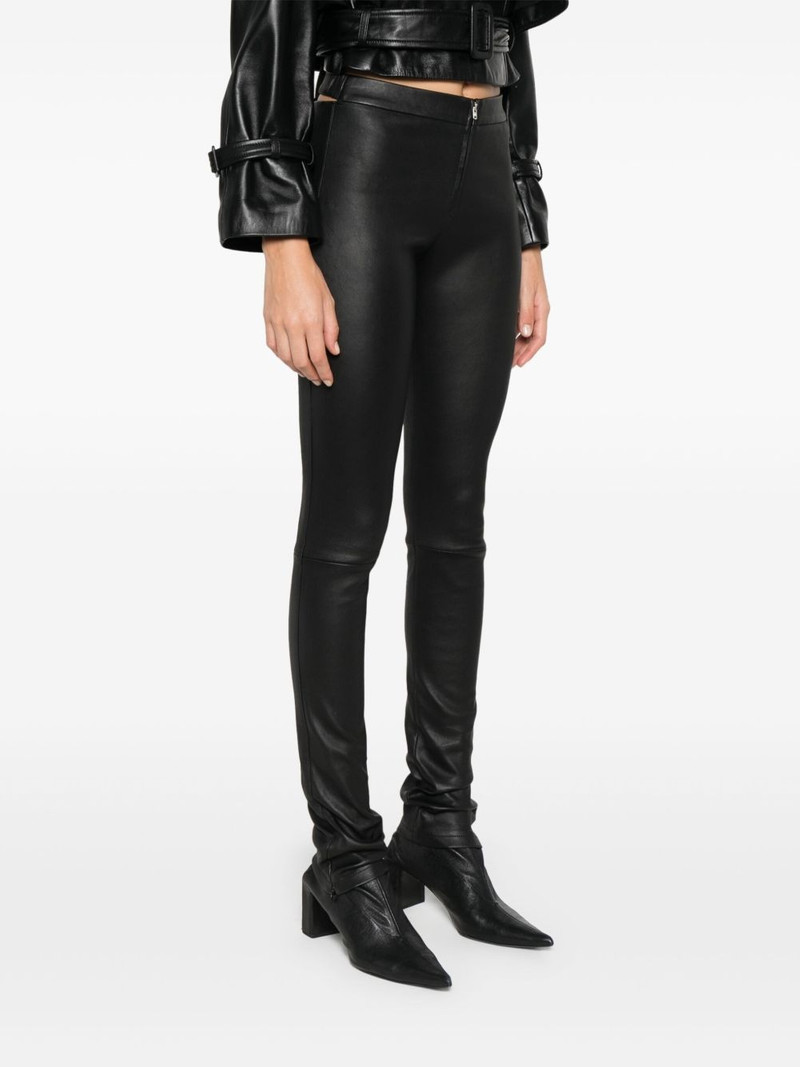 Josie skinny leather trousers 4