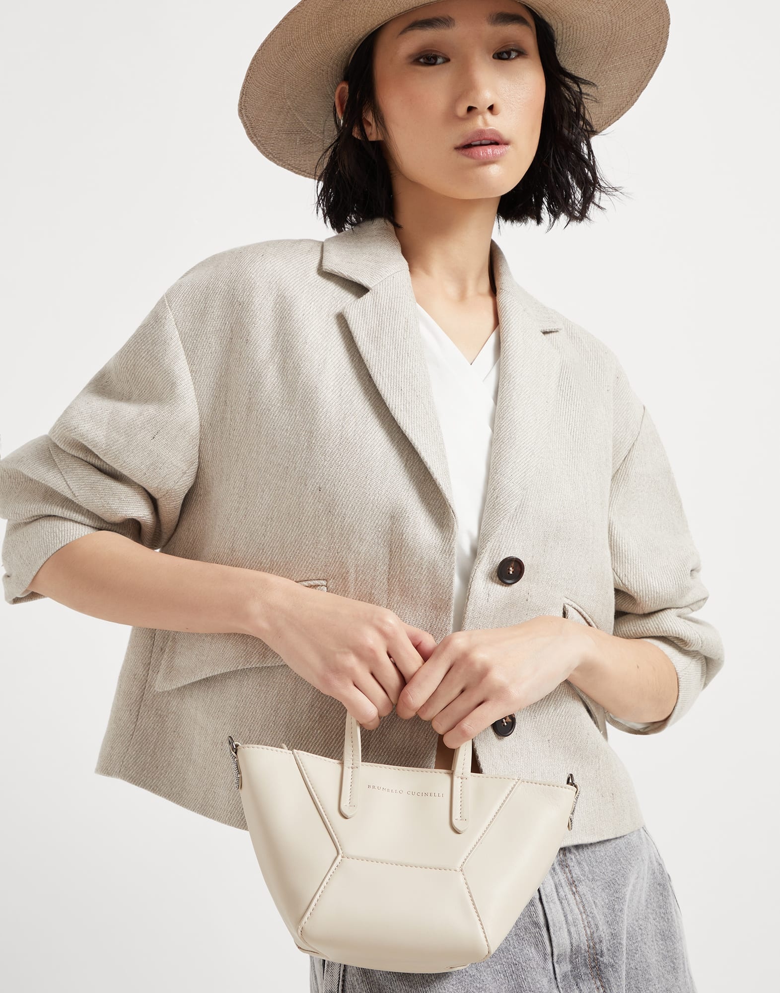 BC Duo mini bag in calfskin with monili - 4