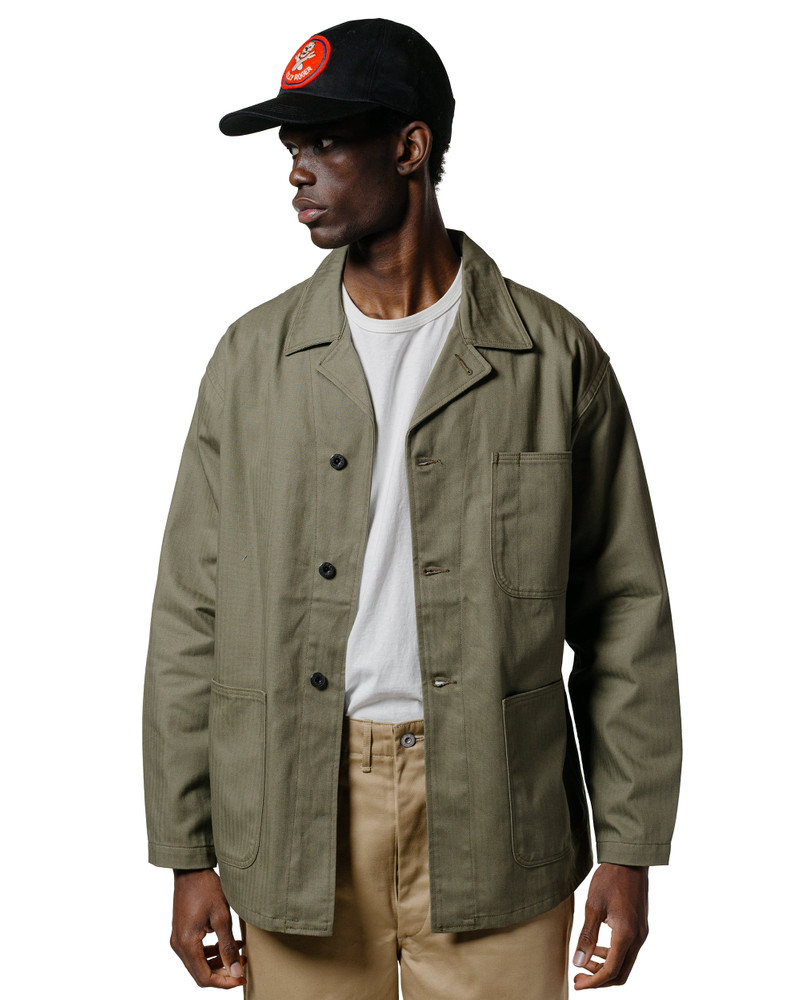 The Real McCoys MJ22012 Jacket, Utility N-3 (Model 220) Olive outlook