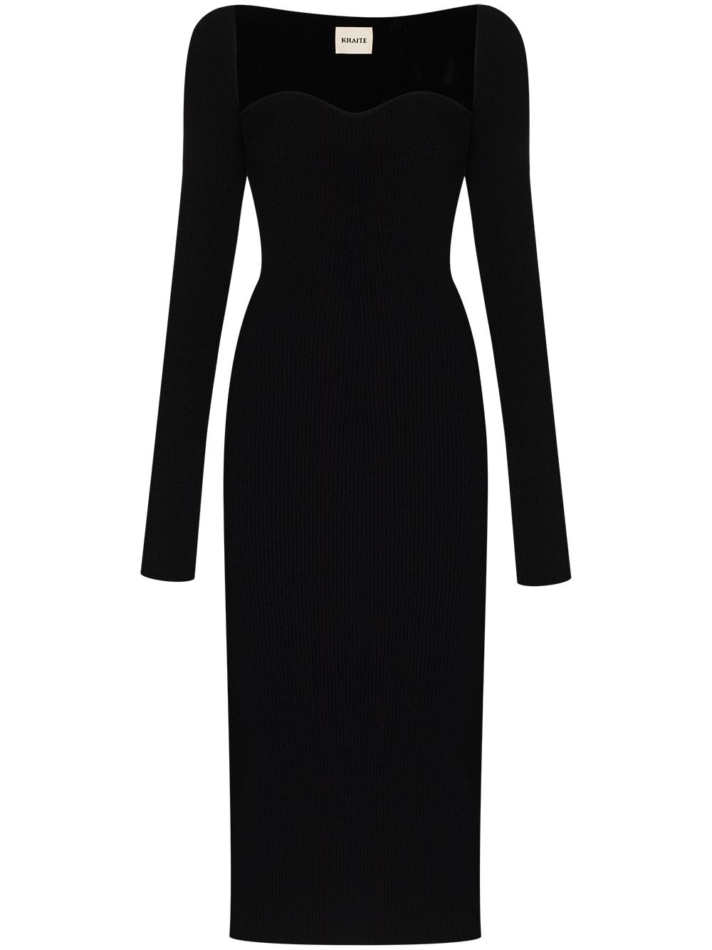 Beth ribbed-knit dress - 1