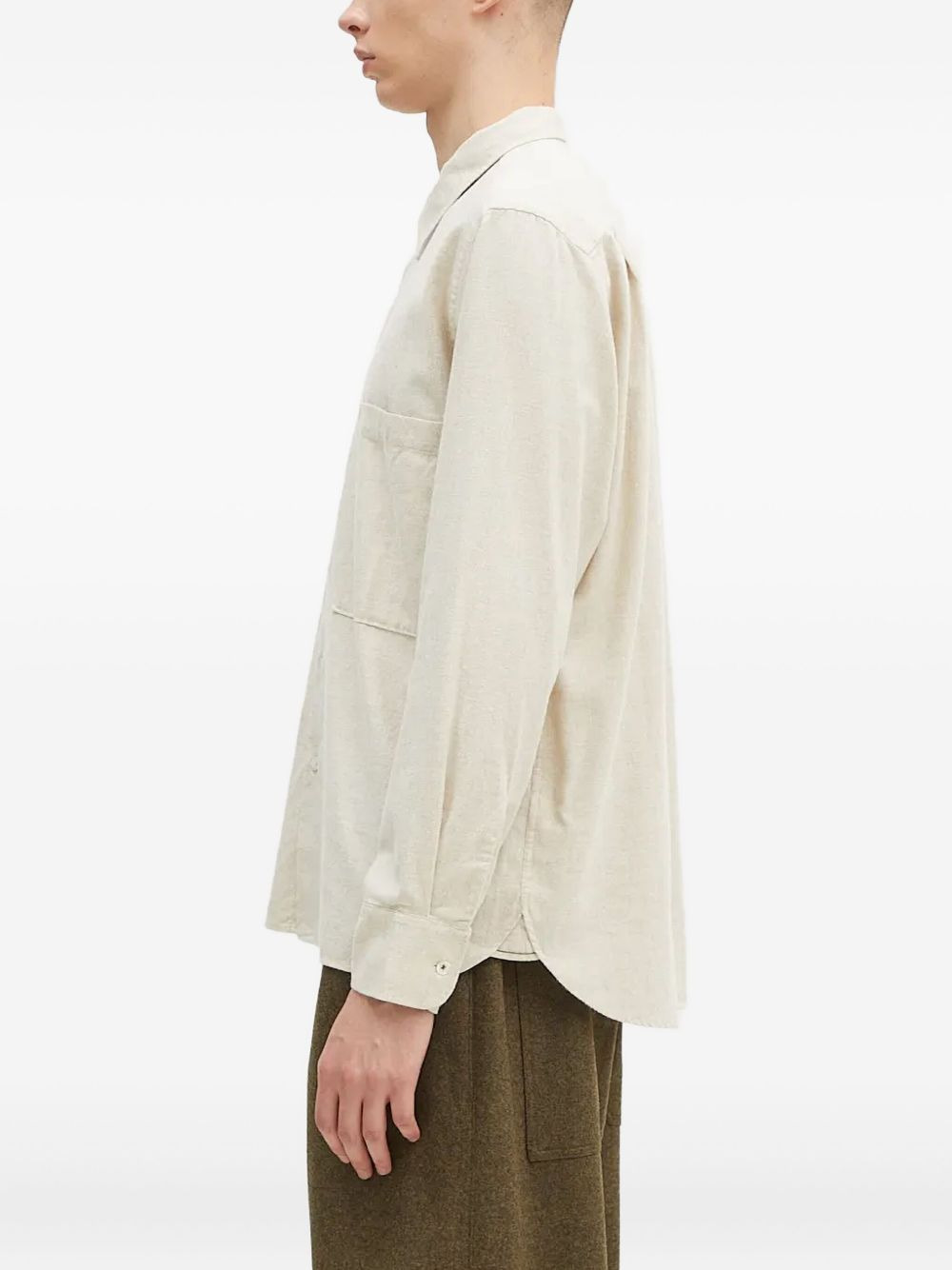 patch-pocket button-down shirt - 2