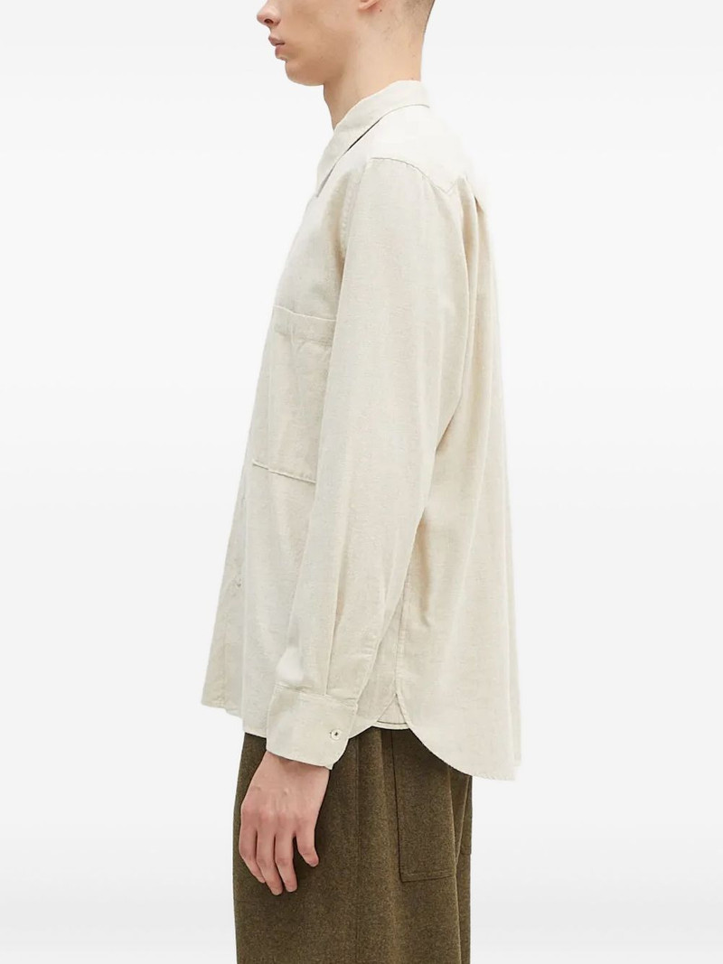 Universal Works patch-pocket button-down shirt outlook