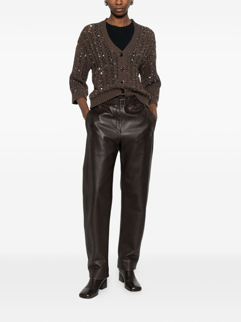 PESERICO sequin button knitwear outlook