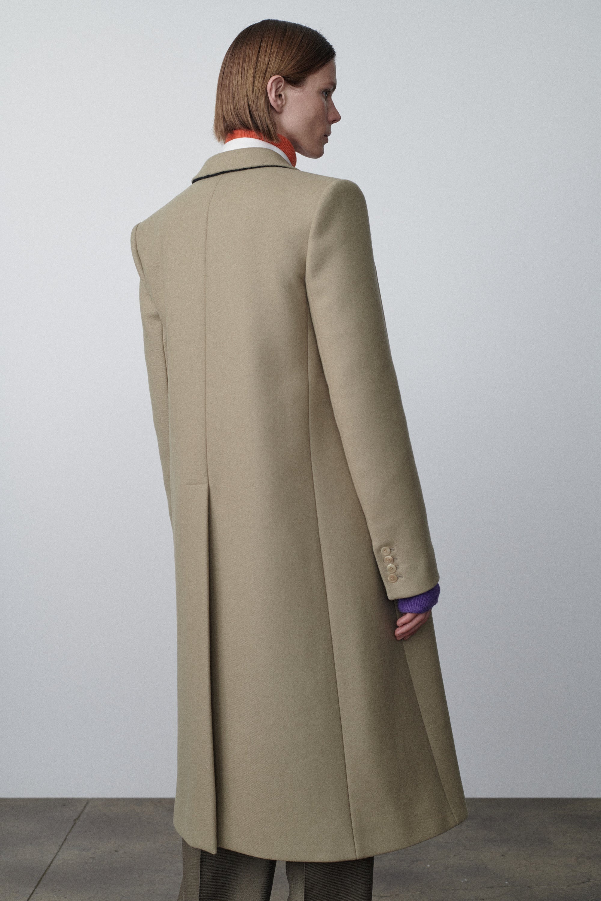 Demi Coat in Alpaca and Cashmere - 5