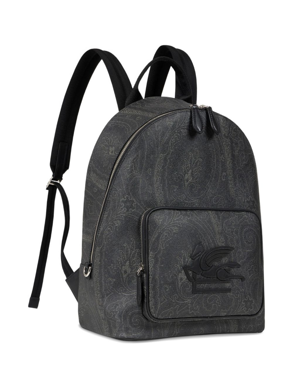 paisley-pattern logo backpack - 5