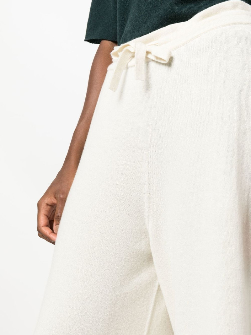 wide-leg cashmere track pants 5