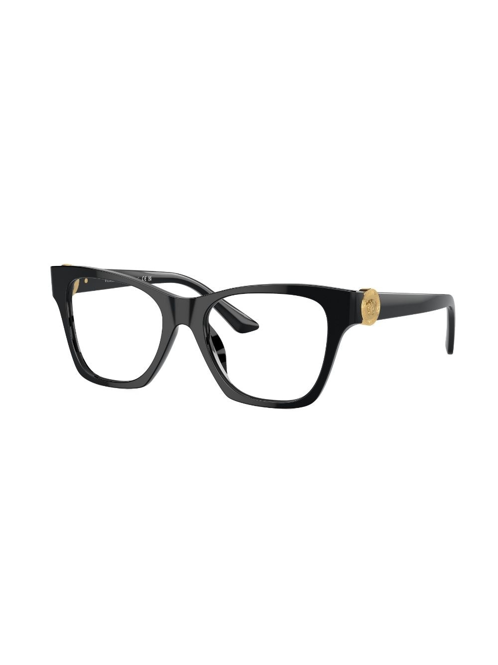 Medusa-plaque square-frame glasses - 3