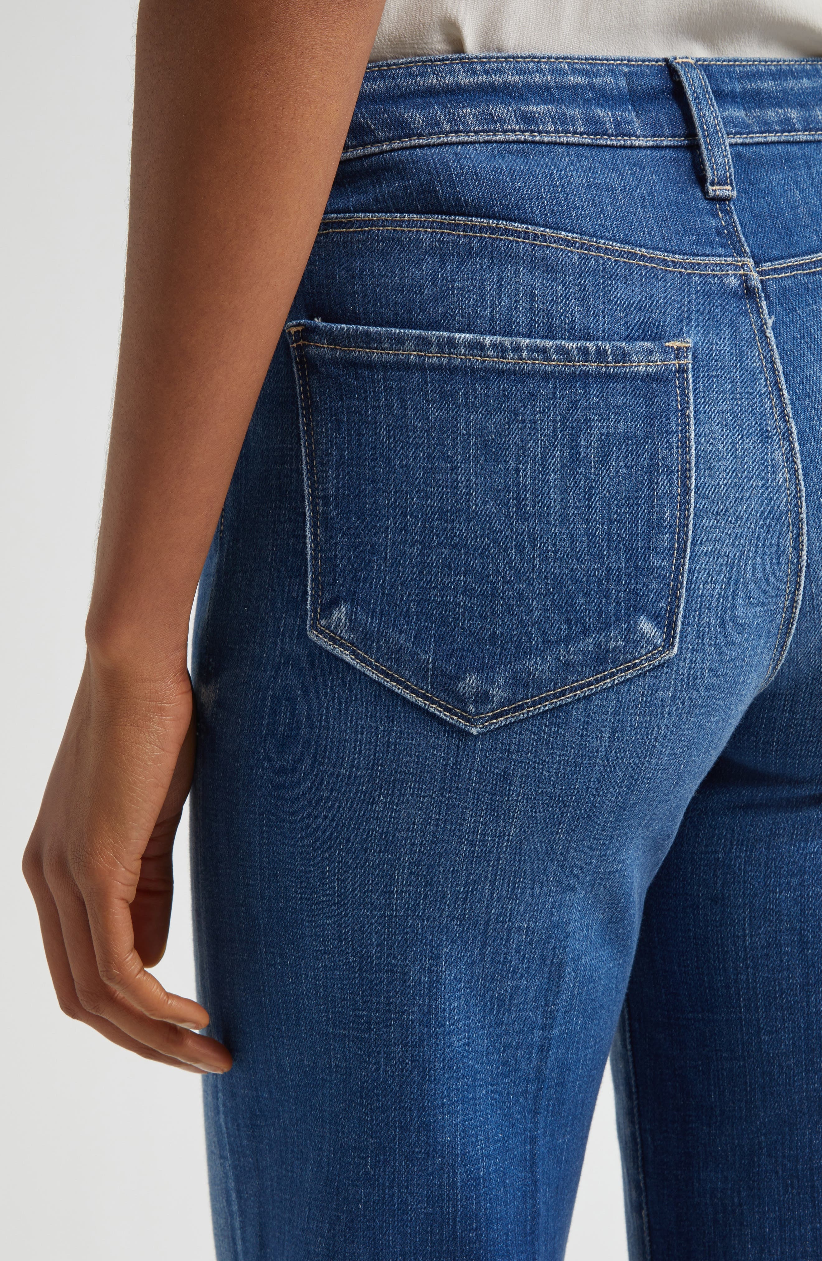 L'AGENCE Clayton Wide Leg Jeans in Kaplan at Nordstrom - 5