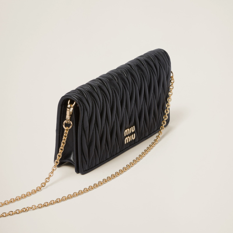 Miu Miu Matelassé nappa leather smartphone case outlook