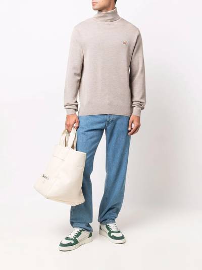 Maison Kitsuné roll-neck fine-knit jumper outlook