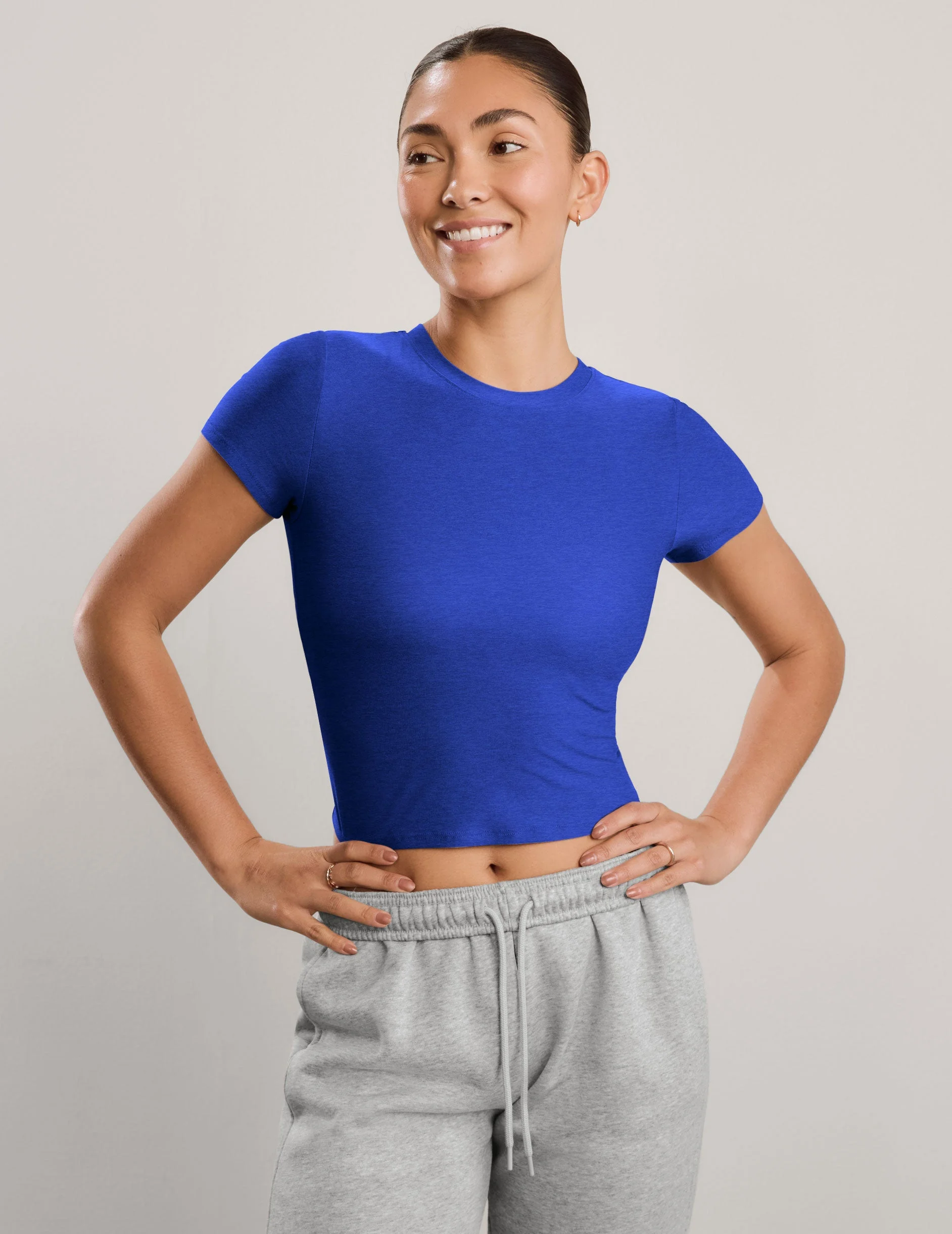 Featherweight Cropped Tee - 1