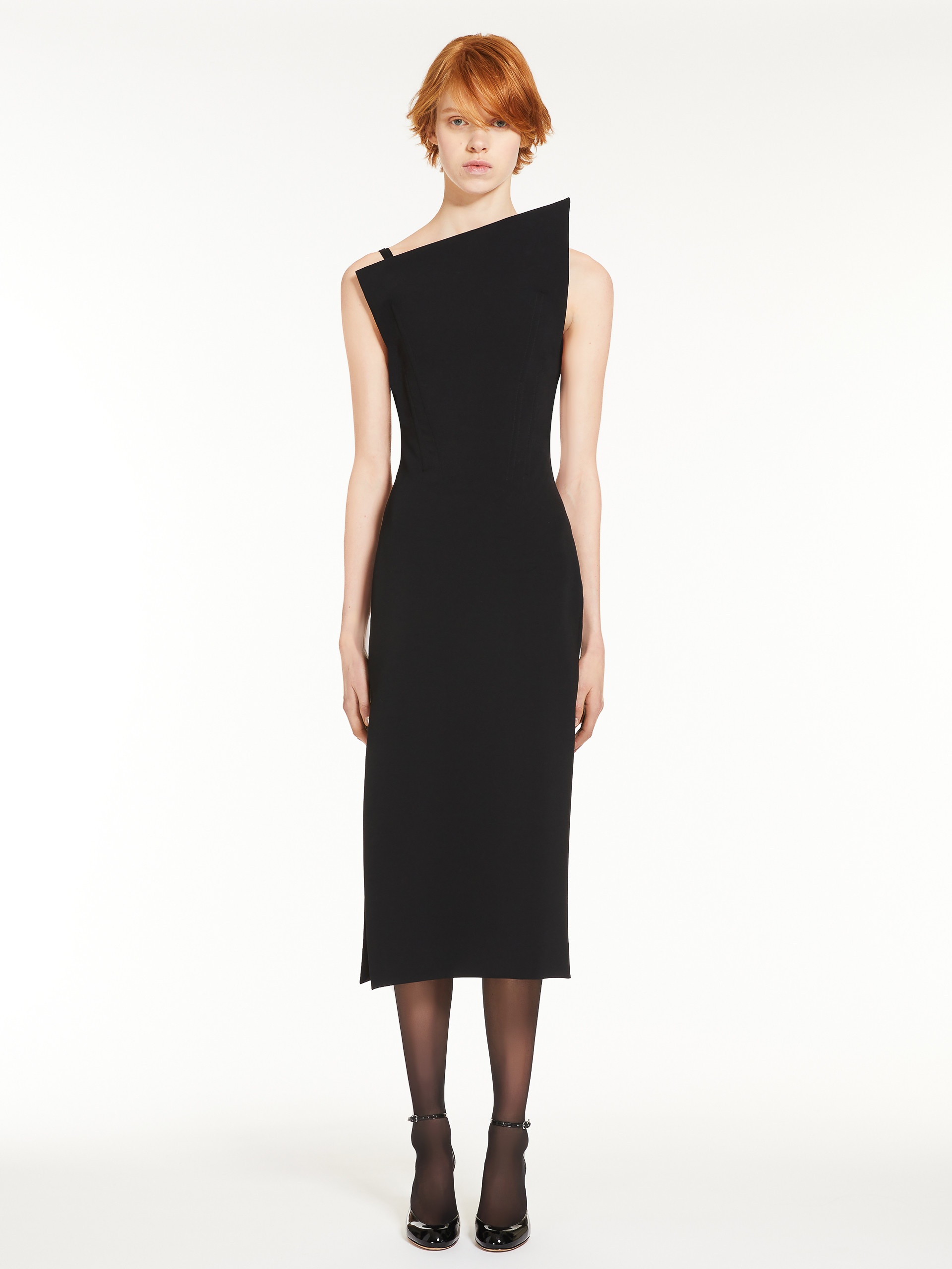 Sportmax ANGOLO1234 Asymmetrical dress | REVERSIBLE