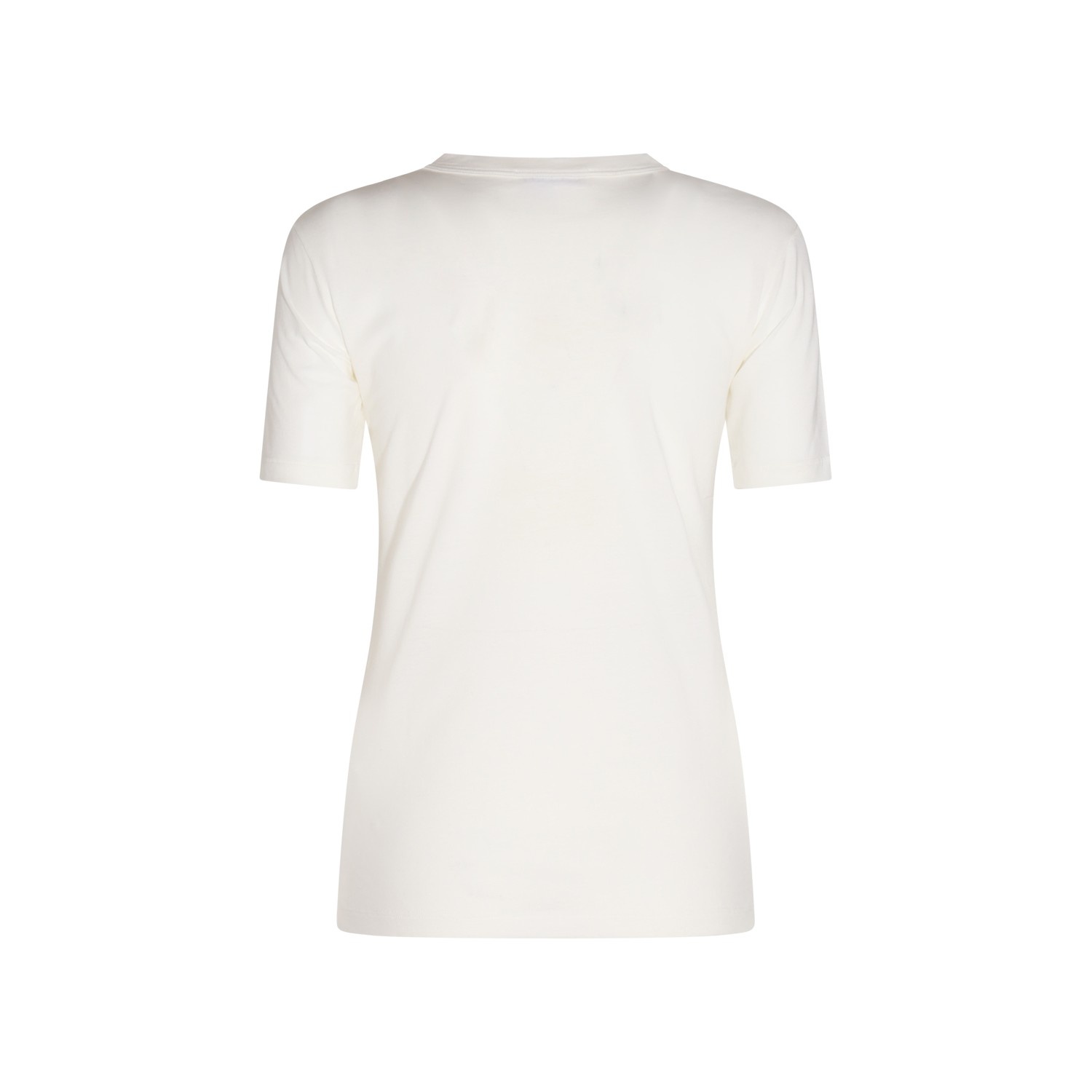 WHITE COTTON T-SHIRT - 2