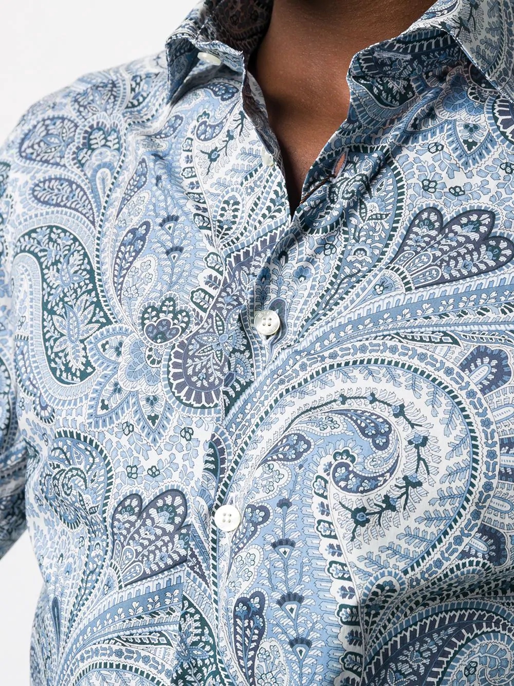 paisley print shirt - 5